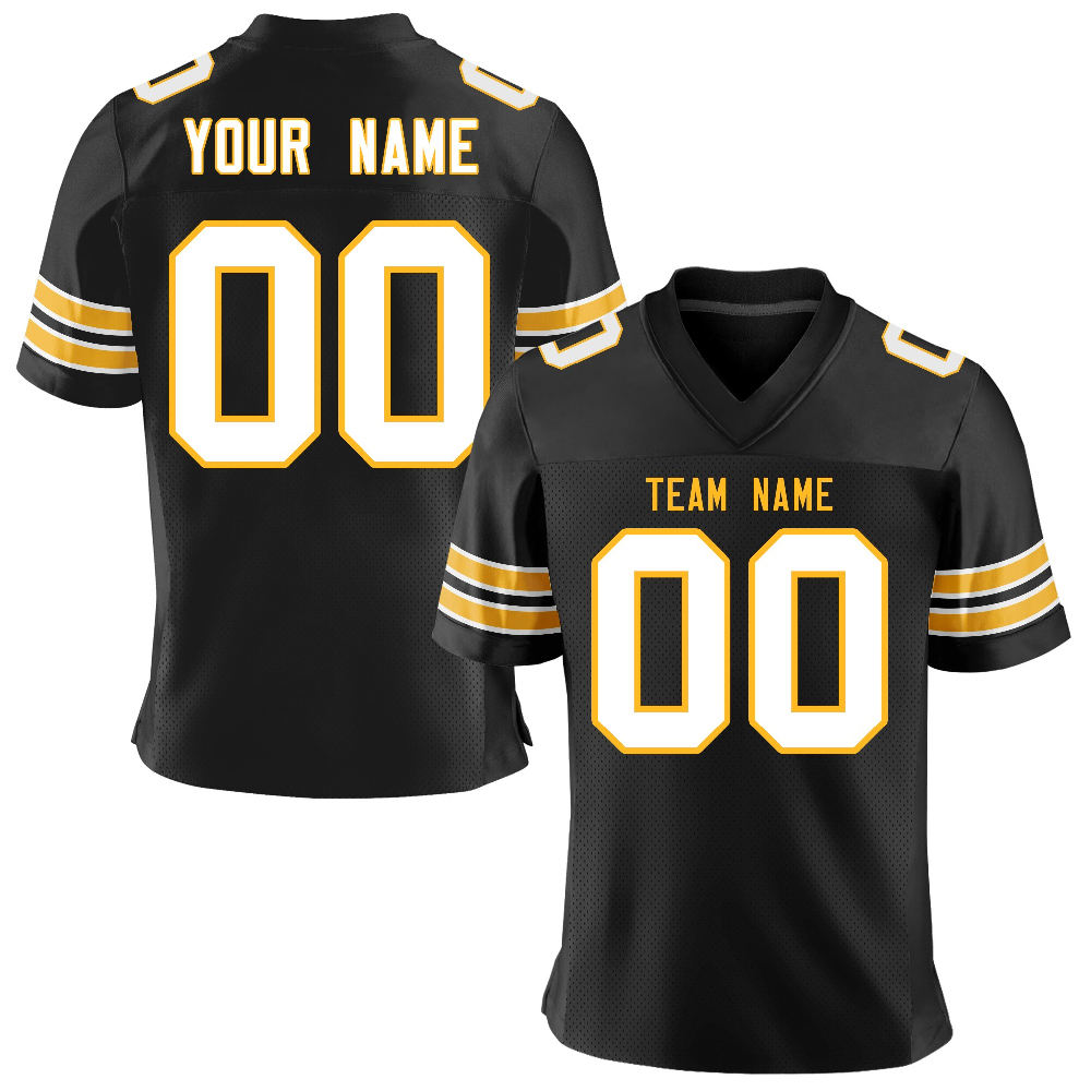 National Apparels New Top Embroidered American Stitched Football Jersey Support Personal Customization Customized Embroidered Logos